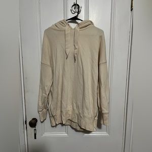 Aerie cream hoodie sweater